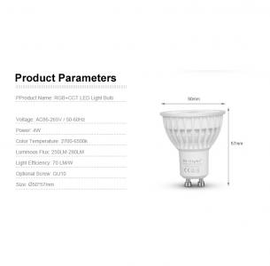 4W GU10 RGB+CCT LED Spot (FUT103)